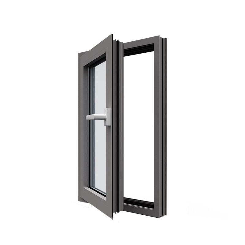 1.4mm Aluminum Wall Thickness Broken Bridge Windows For In Seamless Welded Design