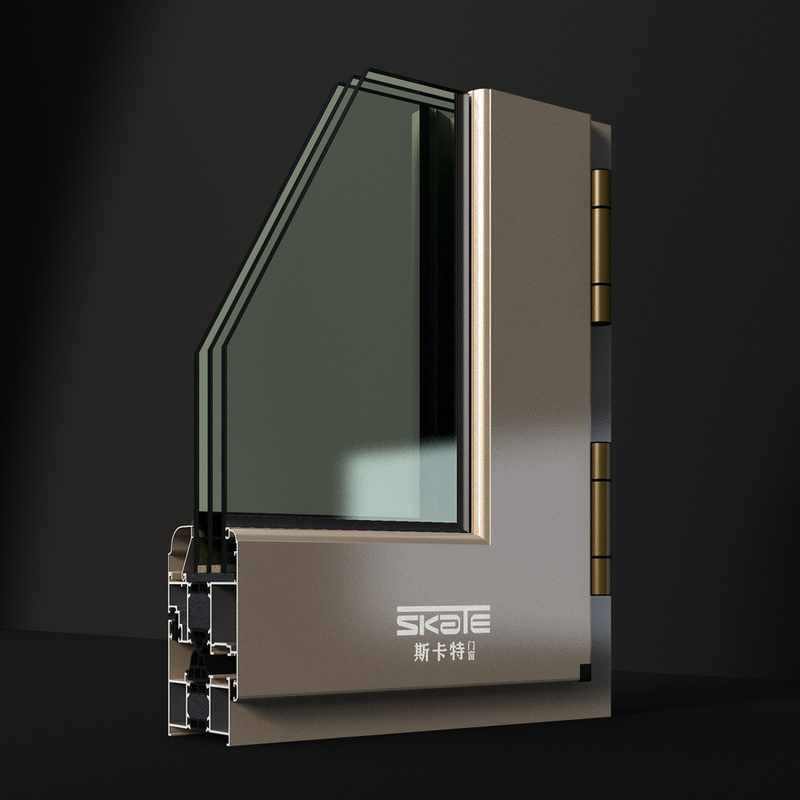 1.4mm Aluminum Wall Thickness Broken Bridge Windows For In Seamless Welded Design