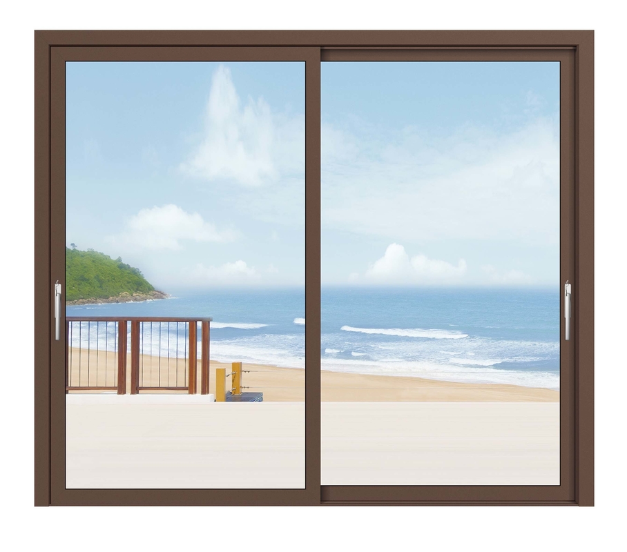 Top- Villa House Thermal Break Aluminium Glass Doors with Screen Doors Low-K Value
