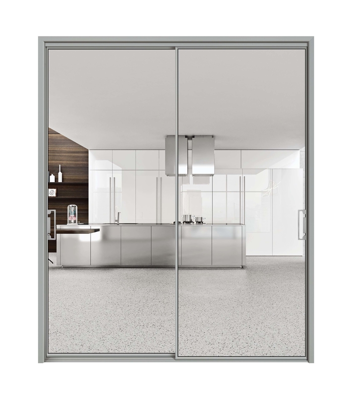 Top- Villa House Thermal Break Aluminium Glass Doors with Screen Doors Low-K Value