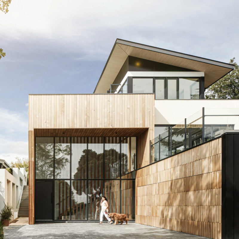 Level 8 Air Tightness Made Seamless Welded Thermal Break Windows For Hanging Curtains