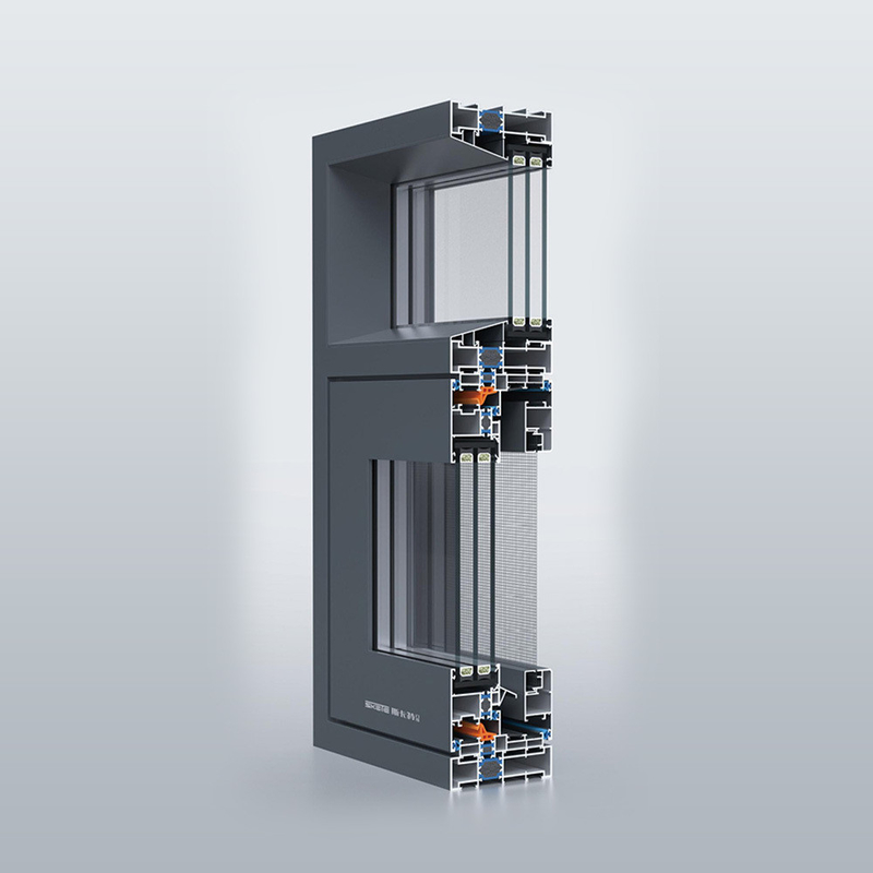 SKATE Original Hardware Broken Bridge Aluminum Profile Casement Windows For Products