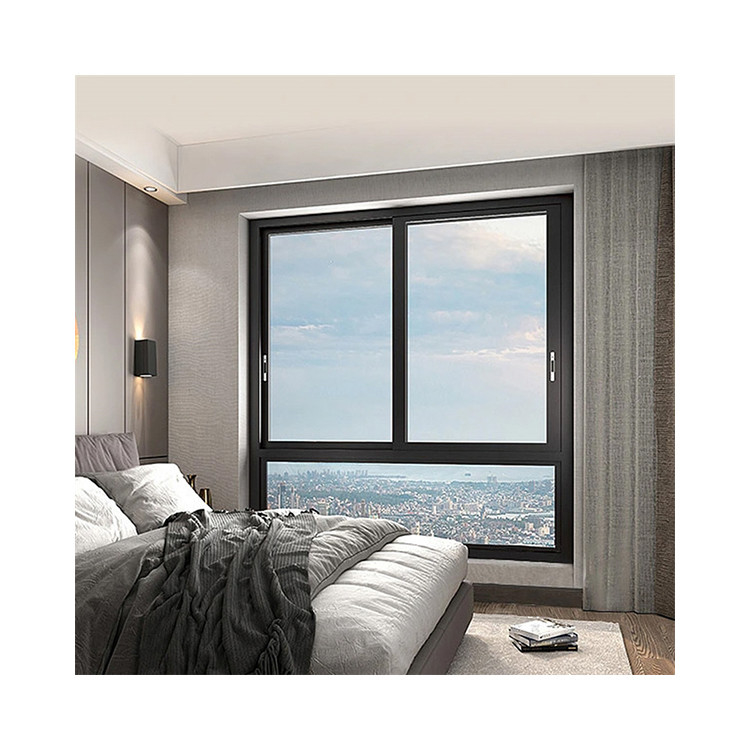 1.6mm Aluminum Thermal Break Sliding Glass Window for Soundproofing and Energy Saving