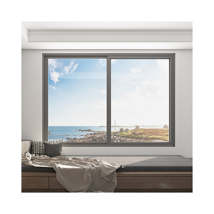 1.6mm Aluminum Thermal Break Sliding Glass Window for Soundproofing and Energy Saving