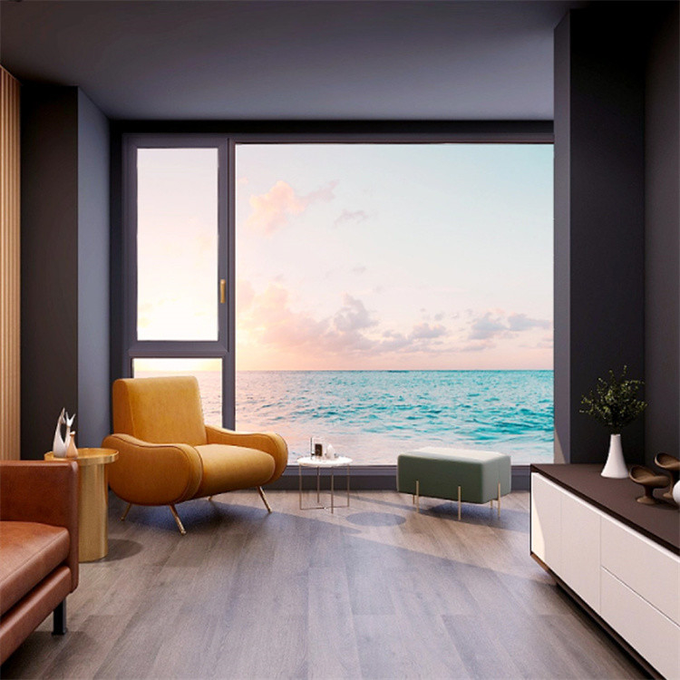 End Solution for Window Frame Width 70mm Tilt Turn Glass Window in Sliding Window