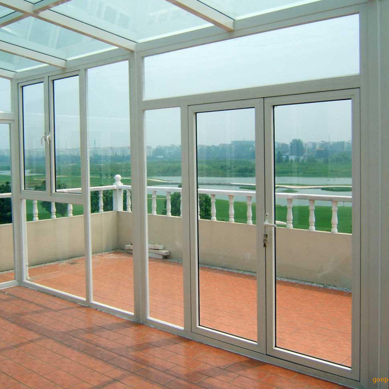 Thermal Break Aluminum Glass Doors for Villa House Push and Pull Opening Upgrade