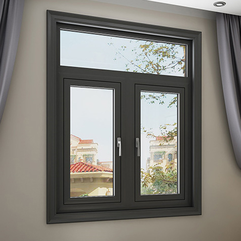 Aluminum Windows With 10 Sealing Layers And 1.4mm Wall Thickness For Villa House Hotel