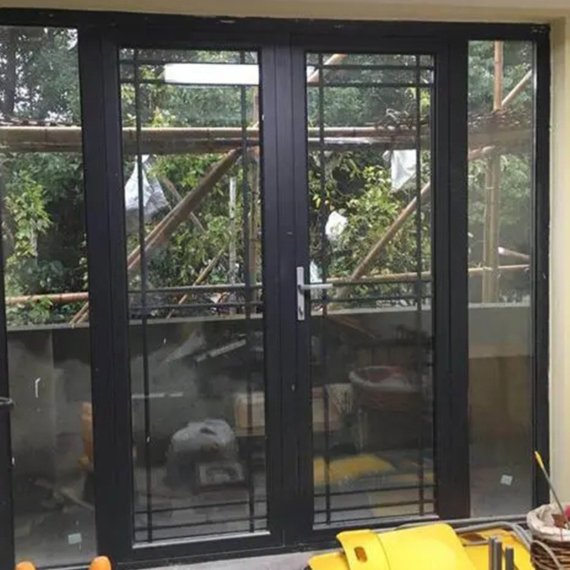 Thermal Break Aluminum Glass Doors for Villa House Push and Pull Opening Upgrade