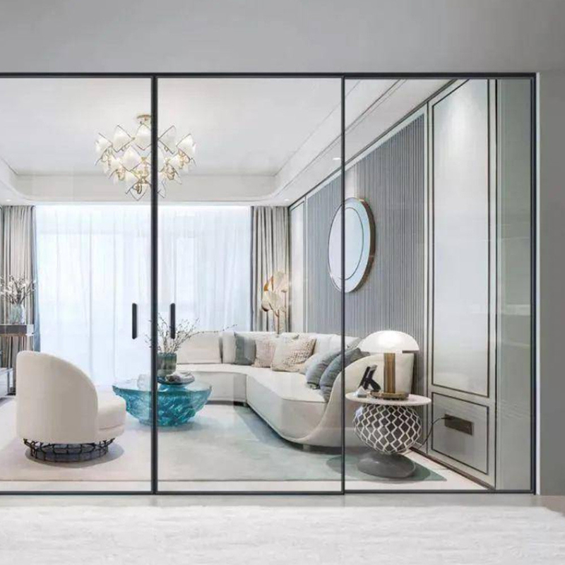 Customizable Narrow Frame Aluminium Sliding Doors For Window Solution 'S High Standards