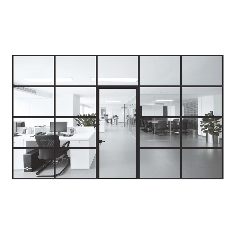 35dB Sound Insulation Coefficient Glass Sliding Doors for Advanced Production Facility