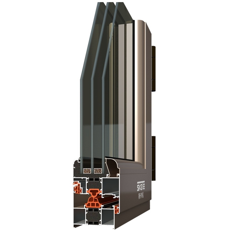 Hanging Curtain Type Energy Saving Aluminium Windows and Doors for Horizontal Opening