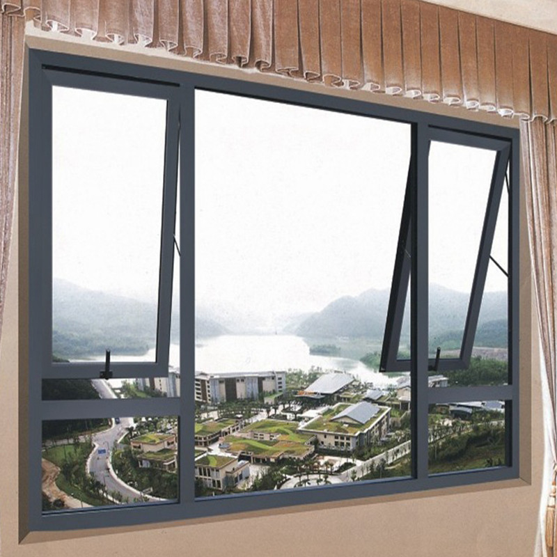 Hanging Curtain Type Energy Saving Aluminium Windows and Doors for Horizontal Opening