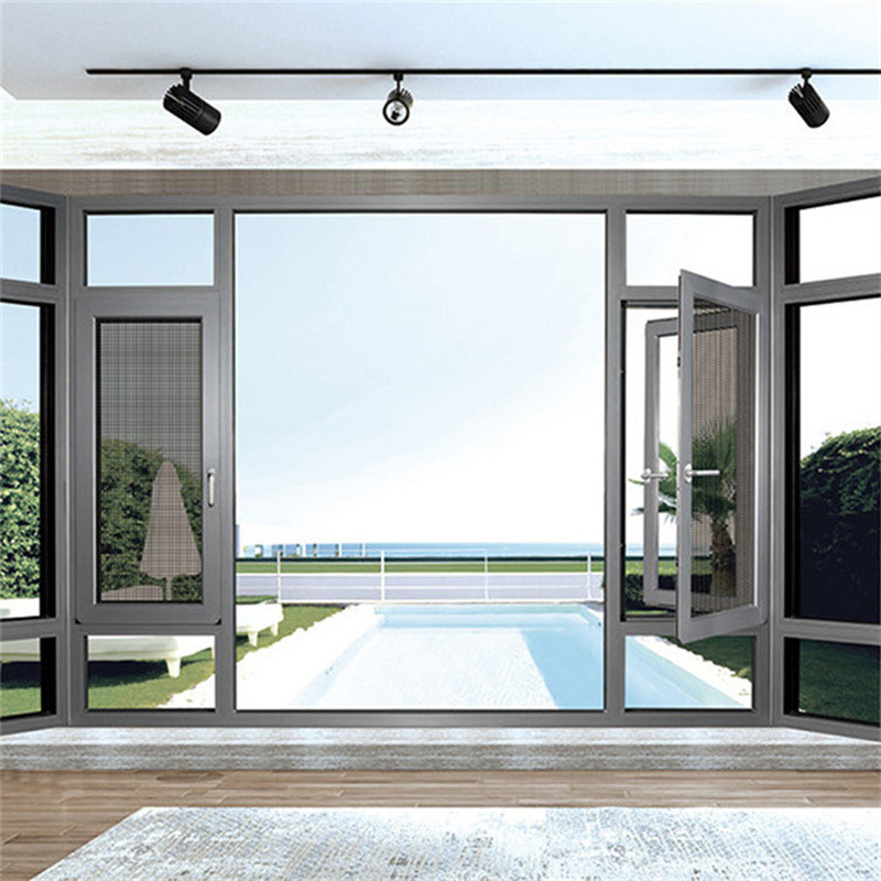 Smart Windows with Aluminum Alloy Frame and Heat Insulation Coefficient K value ≤2.0