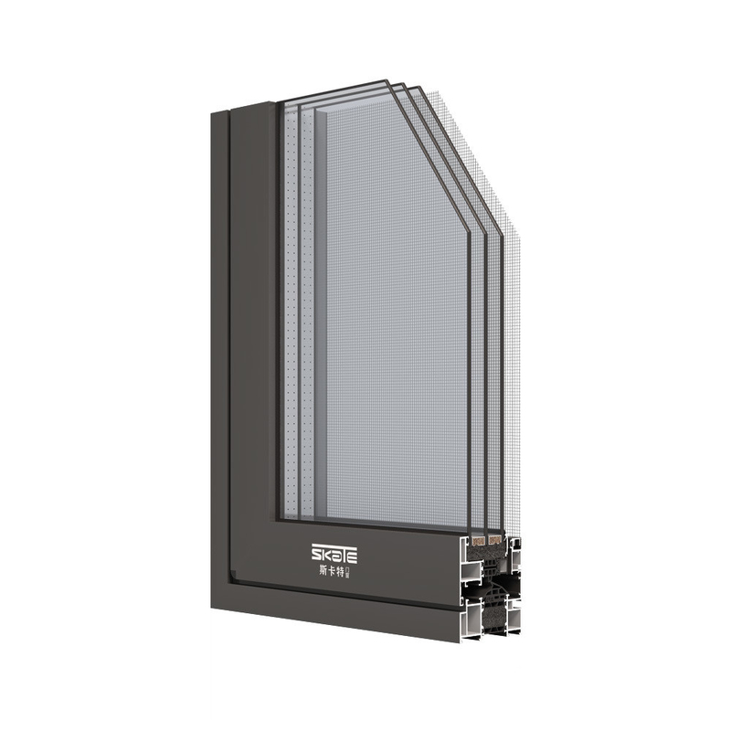 1.4mm Aluminum Wall Thickness Swing Open French Window for Custom Design Requirements