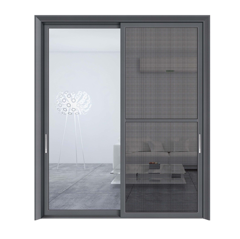 70 Heat Insulation Coefficient Aluminium Sliding Glass Doors for Contemporary Design