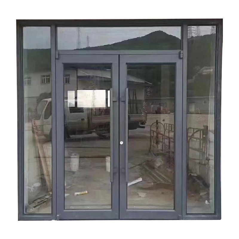 Upgrade Your Space with Simple and Sound Insulation Aluminium Double Glass Spring Door
