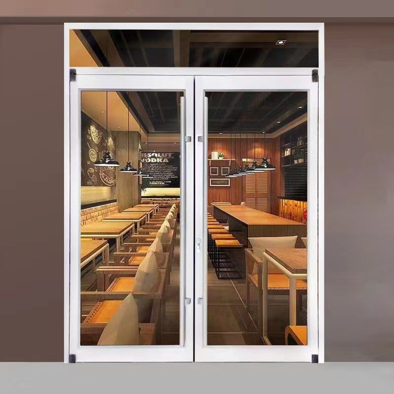 Upgrade Your Space with Simple and Sound Insulation Aluminium Double Glass Spring Door