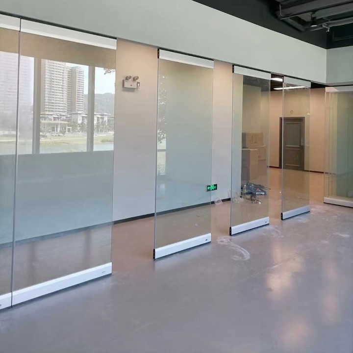 Finished Surface Thermal Break Aluminium Frameless Glass Door for Durable Performance