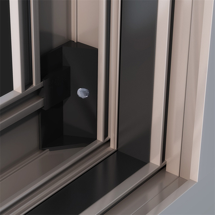 Water Tightness Level 6 SKATE 75 Casement Window with French Glass and Aluminum Frame