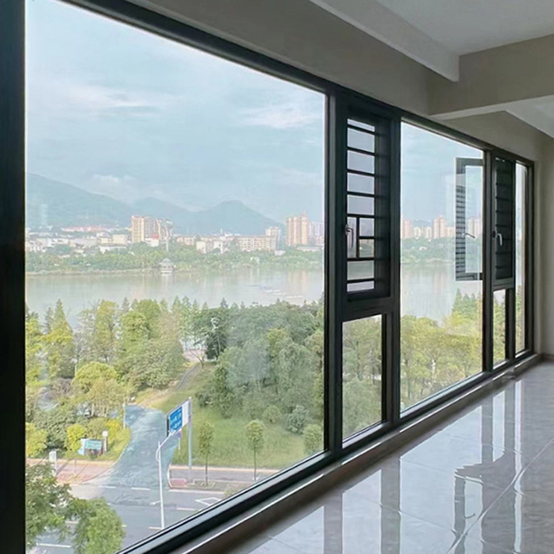 1.8mm Wall Thickness Aluminum Casement Glass Windows for Superior and Customized Size