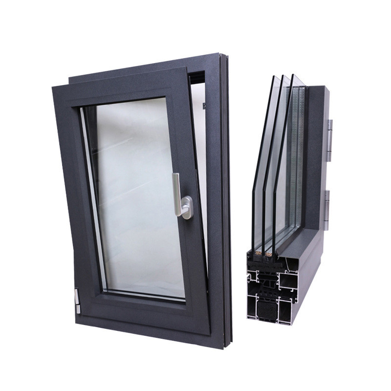 1.8mm Wall Thickness Aluminum Casement Glass Windows for Superior and Customized Size