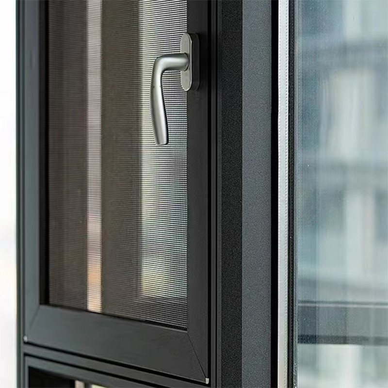 1.8mm Wall Thickness Aluminum Casement Glass Windows for Superior and Customized Size