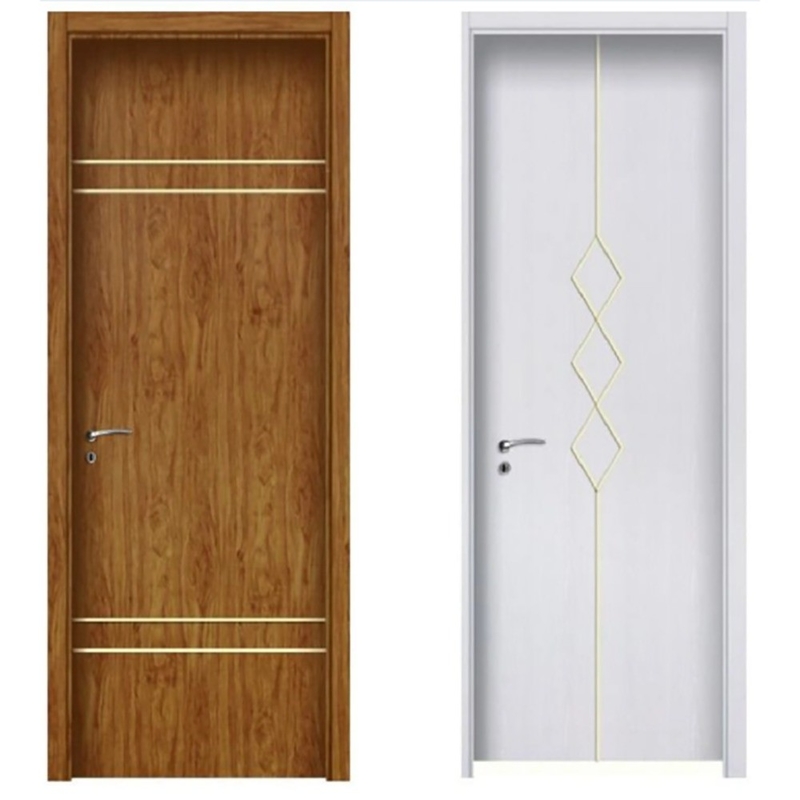 Stainless Steel Bedroom UPVC PVC Casement Door For Modern Simple Interior