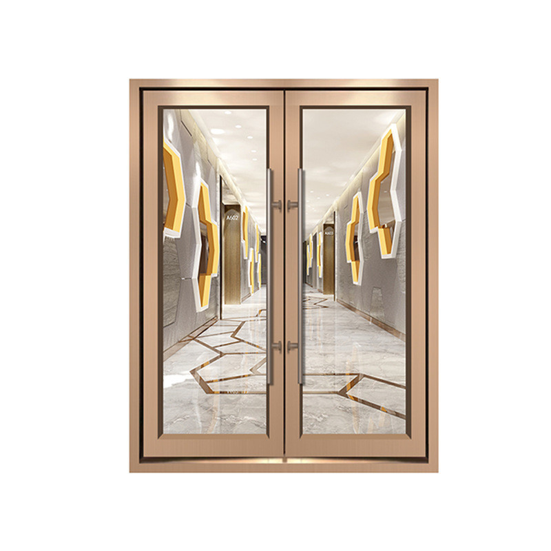 Modern Design Great Steel Main Material Aluminium Alloy Frame Spring Door for Benefit