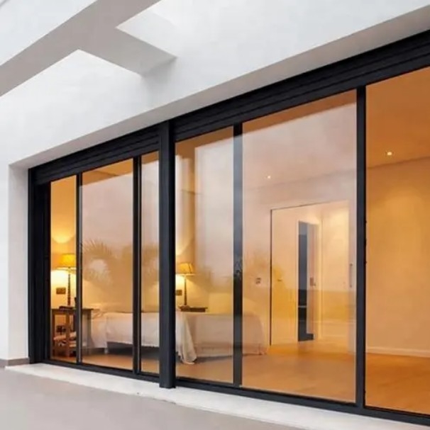 USA Standards Aluminum Exterior Glass Lift Sliding Doors With Material For Patio