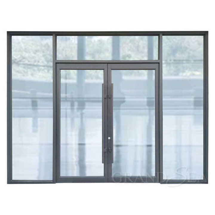 Modern Design Aluminium Soundproof Frame Spring Door for Push and Pull Opening Method