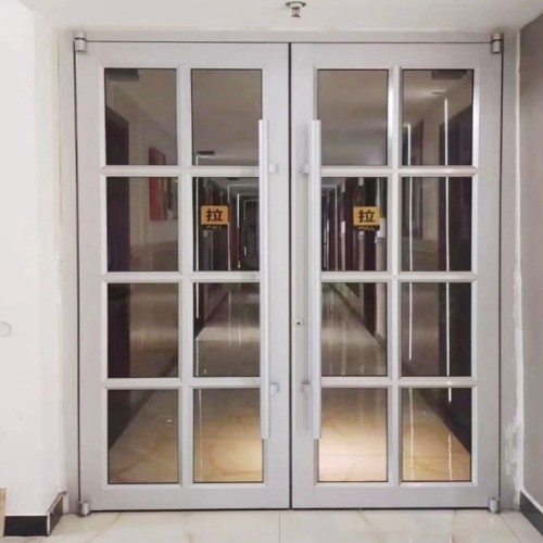 Aluminium Thermal Break Spring Glass Door in Modern Colour for Energy-saving Bathroom