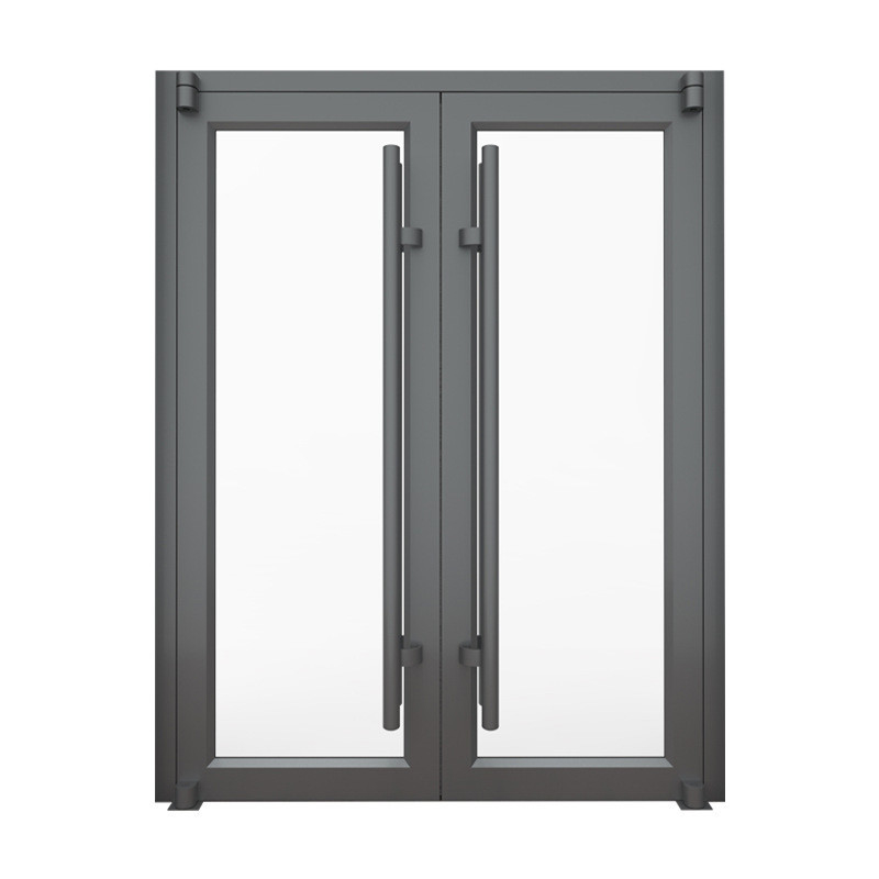 Aluminium Thermal Break Spring Glass Door in Modern Colour for Energy-saving Bathroom
