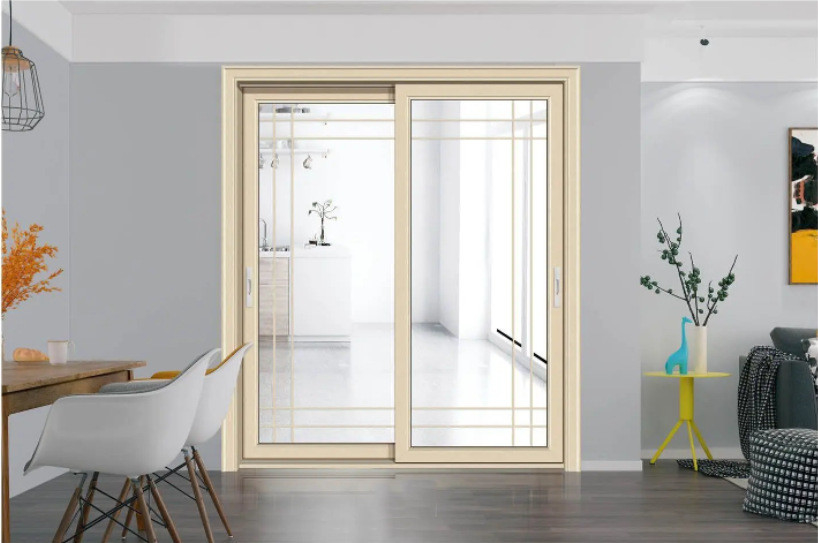 Customizable 10 Sealing Layer Aluminum Sliding Glass Doors with 70mm Window Frame Width