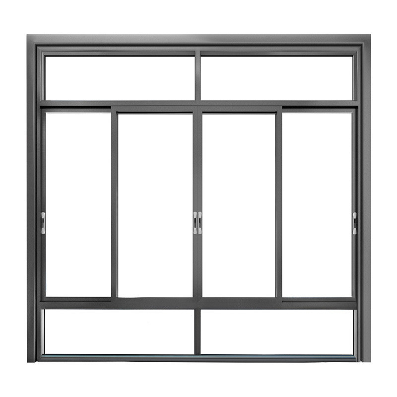 R D Design Hanging Curtain Aluminum Windows for Verandas Sliding/Tilt and Turn Opening
