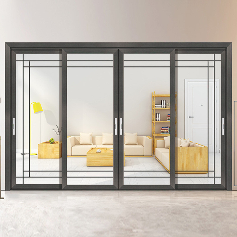 R D Design Hanging Curtain Aluminum Windows for Verandas Sliding/Tilt and Turn Opening