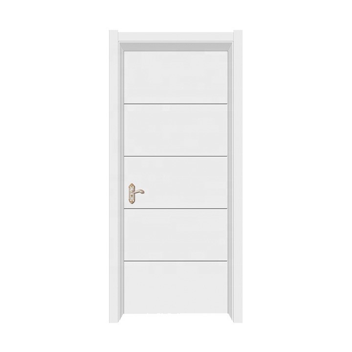 Modern Design Style 1.4mm Aluminum Wall Thickness UPVC House Doors with Thermal Break