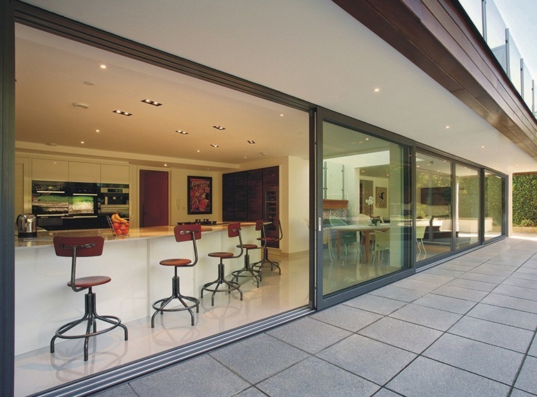 Product Development Aluminum Lift And Slide Door with 35dB Sound Insulation Coefficient