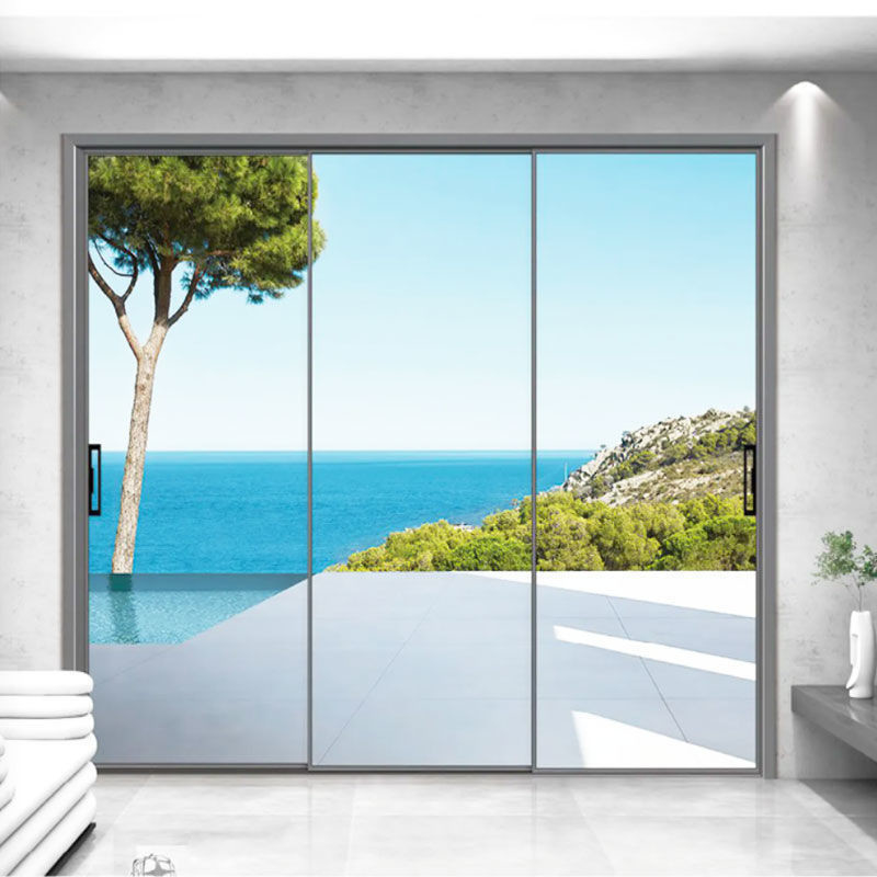 Modern Design Aluminum Lift Sliding Doors With 1.4mm Wall Thickness And Double Glass