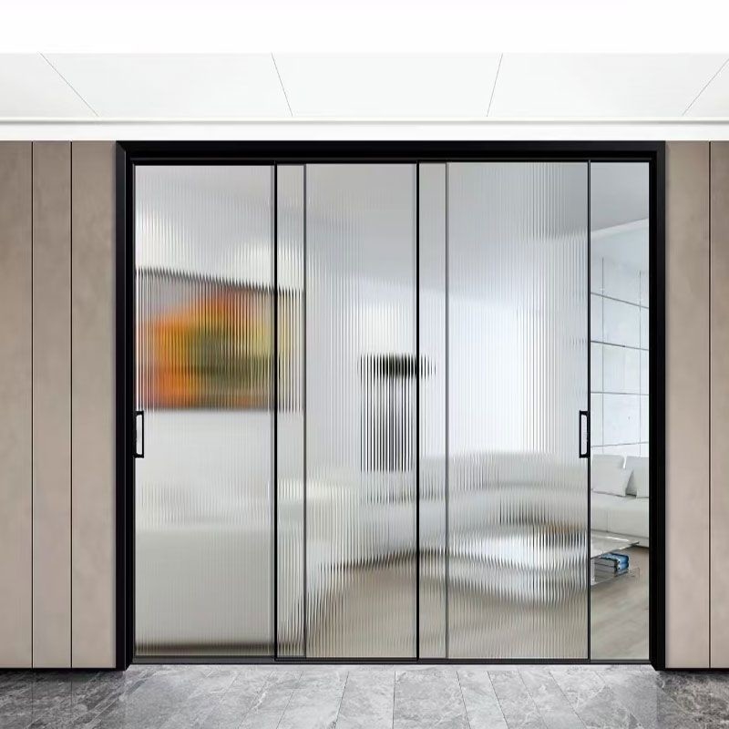 Modern Design Aluminum Lift Sliding Doors With 1.4mm Wall Thickness And Double Glass