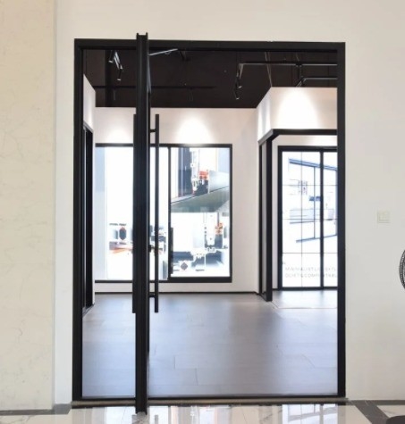 Modern Exterior Security Waterproof Aluminum Alloy Casement Doors With 10 Sealing Layers