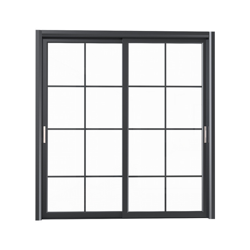 Stainless Steel Screen Netting Tempered Glass Entrance Window Door for Sound Insulation