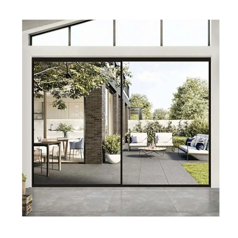 Exterior Aluminum Sliding Doors With Large Glass View And 70mm Window Frame Width
