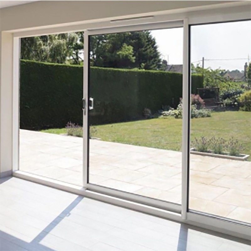 Exterior Aluminum Sliding Doors With Large Glass View And 70mm Window Frame Width