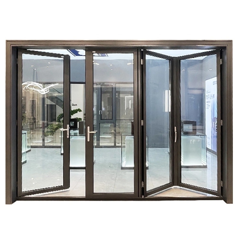 Villa Main Entry Modern Design 1.4mm Aluminum Swing Casement Glass Door for Home Office