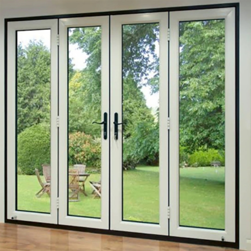 Villa Main Entry Modern Design 1.4mm Aluminum Swing Casement Glass Door for Home Office