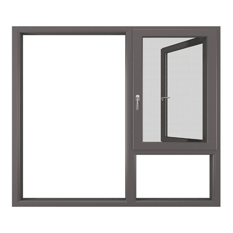 Modern Design Style SKATE Original Hardware Aluminum Casement Windows for Custom Home