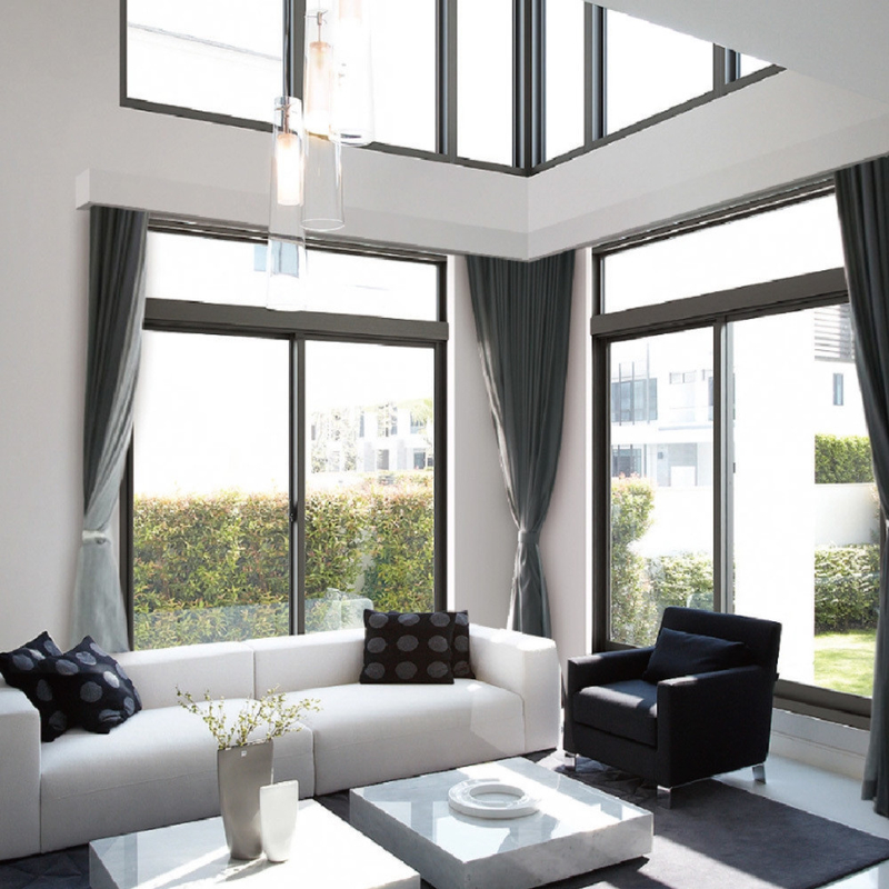 Customizable 8-Way Seal Aluminum Sliding Windows Perfect for Home Decorative Projects