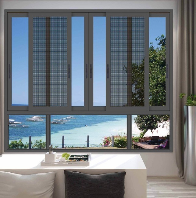 Customizable 8-Way Seal Aluminum Sliding Windows Perfect for Home Decorative Projects