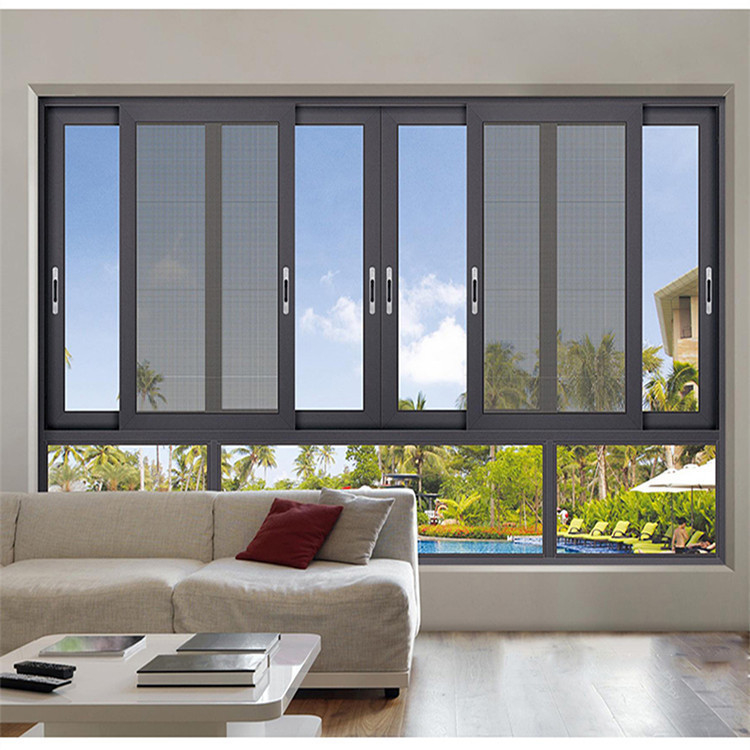 Customizable 8-Way Seal Aluminum Sliding Windows Perfect for Home Decorative Projects