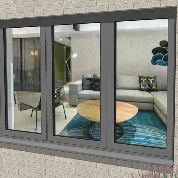 Customizable 8-Way Seal Aluminum Sliding Windows Perfect for Home Decorative Projects